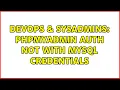 DevOps SysAdmins phpMyAdmin auth not with mysql credentials