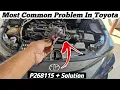 P2681-15 Toyota Corolla engine coolant bypass valve control Guide Solution