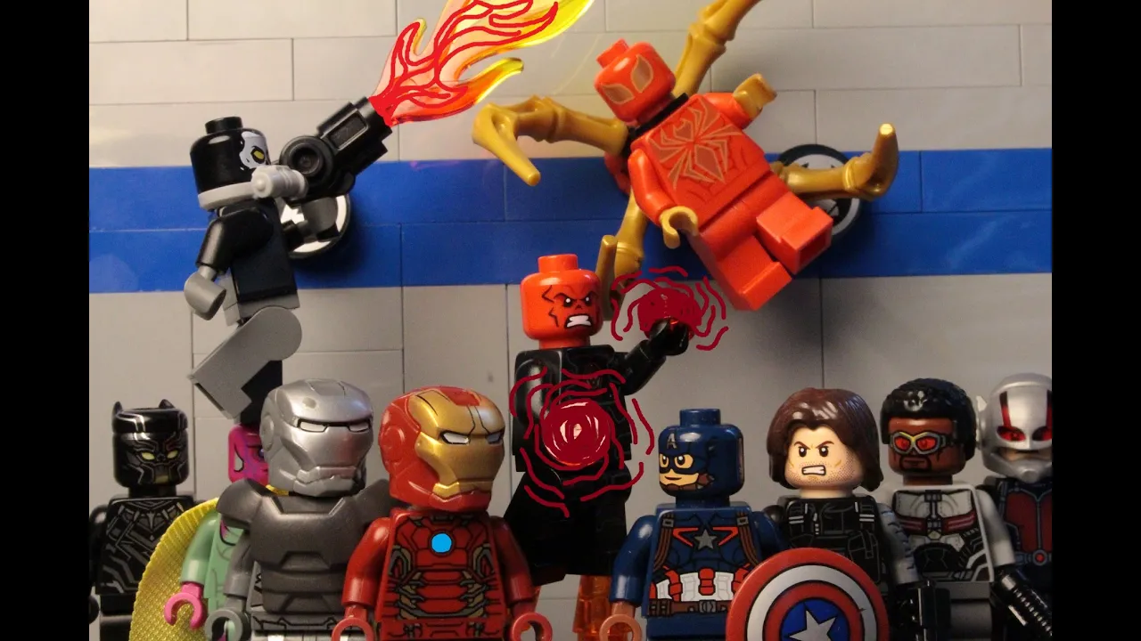 CAPTAIN AMERICA Stop Motion Action Video