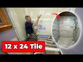 Thinset Layout Tools First Row 12 x 24 Tile