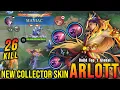 Download Lagu 26 Kills + MANIAC!! Aeon of Twilight Arlott New COLLECTOR Skin!! - Build Top 1 Global Arlott ~ MLBB