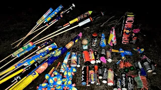 ✅🔥THE BEST PYROTECHNICS TEST AT NIGHT✨Салют, Ракеты, Римские свечи, Фонтан, Блицы, Петарды, Бомбочки