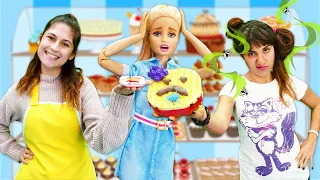Pasta Siparişi Felakete Dönüştü! | Eğlenceli Pastane Oyunu