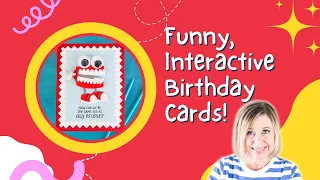Easy INTERACTIVE Funny Birt ay Cards