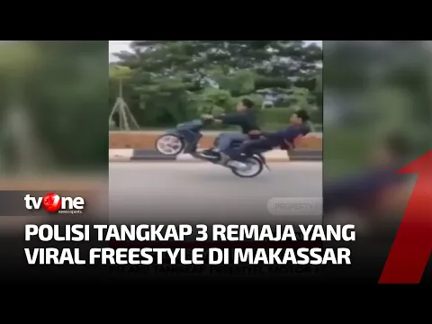 Usai Pamer Aksi Freestyle Motor di Medsos, Remaja di Makassar Ditangkap Polisi