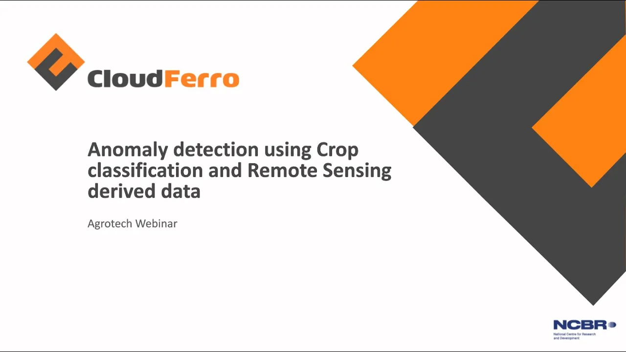 Agrotech Webinar: Crop Growth Anomaly Detection