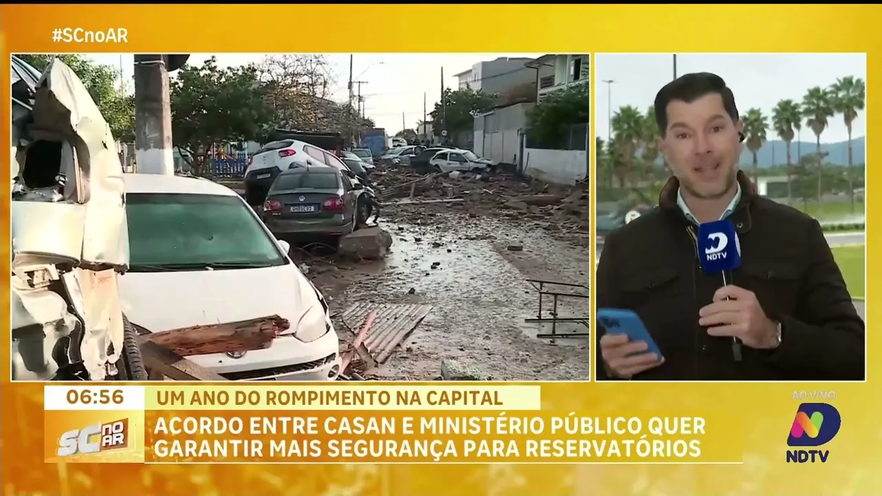 Casan e Ministério Público firmam acordo para evitar novos rompimentos de reservatórios