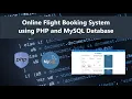 Online Flight Booking Management System using PHP and MySQL DEMO
