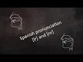 Spanish pronunciation lr and nr consonant combinations