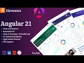 Eleventra Angular 21 Admin Dashboard Template part1