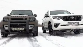 2021 Land Rover Defender and Toyota Prado real car comparison, see which one to choose in the future