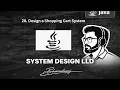 26 Design a Shopping Cart System JAVA