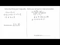 Solving Three Part Inequalities 13 6 6