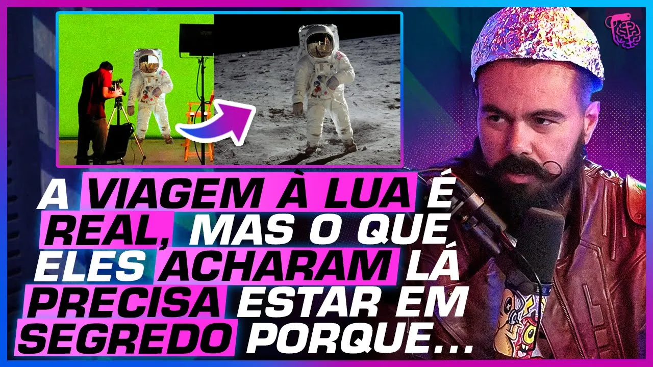 A MELHOR TEORIA sobre a IDA do HOMEM à LUA, O QUE ELES ACHARAM LÁ? - AFFONSO SOLANO E AFONSO TRESDÊ