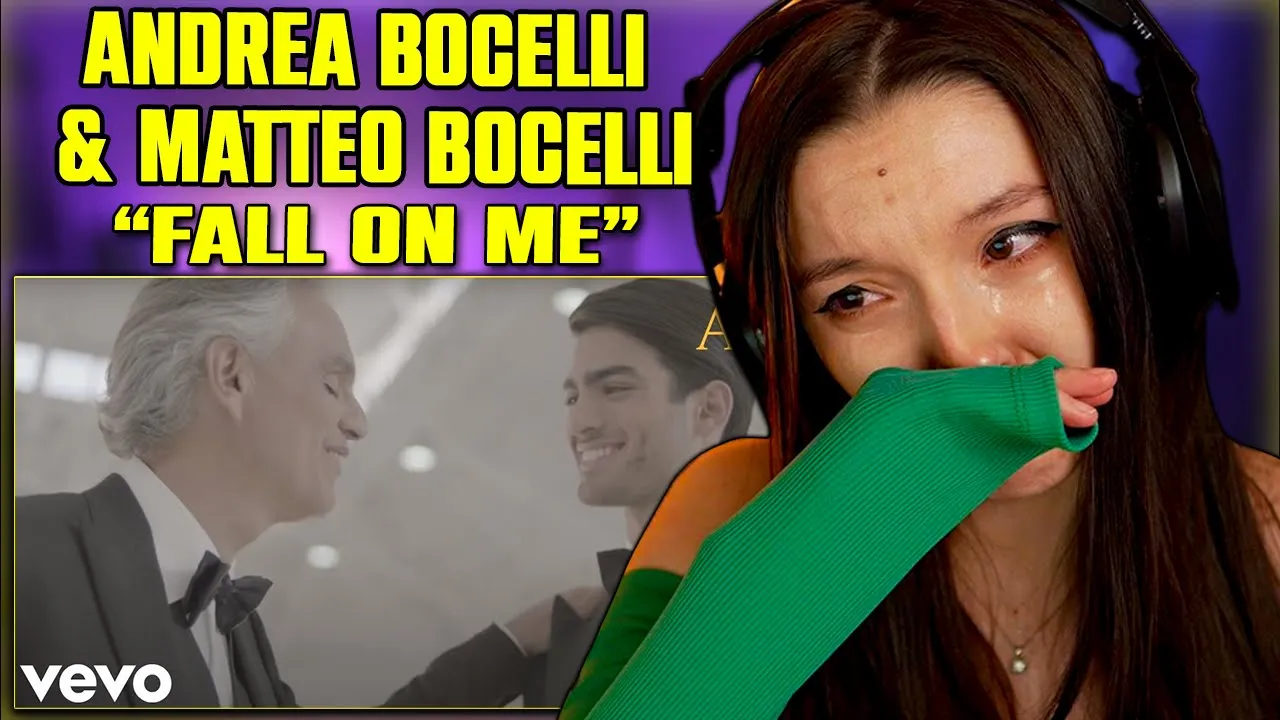 Andrea Bocelli, Matteo Bocelli - Fall On Me | FIRST TIME REACTION