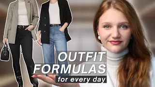 Easy Nothing To Wear Outfit Formulas To Look Put Together