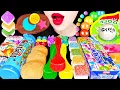 Download Lagu ASMR RAINBOW DESSERTS ICE CREAM, EDIBLE SPOONS 다양한 무지개 디저트 아이스크림 먹는 숟가락 해외 간식 먹방 GUMMY JELLY MUKBANG