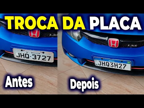 Download MP3 🔥🚘COMO COLOCAR A PLACA MERCOSUL NO CIVIC G8 - QUAL VALOR DA PLACA MERCOSUL EM 2023?