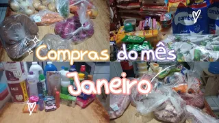 Compras do mês: janeiro