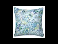 Pillow Perfect Gilford Baltic Tufted Seat Cushions Round Back 19 x 19 Blue