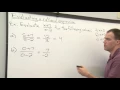 Evaluating Rational Expressions