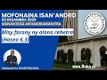 Mofonaina 03 Desambra 2025 | Misy farany ny olana rehetra (Hosea 6,3)