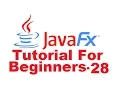 JavaFx Tutorial For Beginners 28 - JavaFX Charts Line Chart