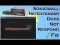 Sonicwall NetExtender Service Does Not Respond FIX