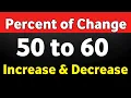 Master Percent of Change Calculations in just 8 minutes Percent Change