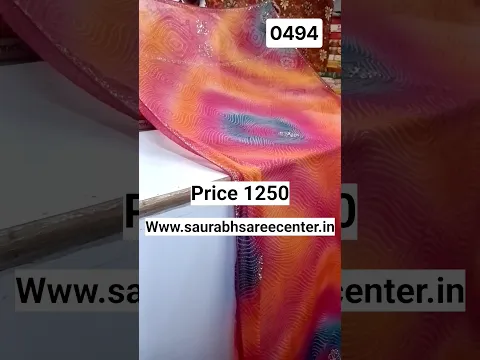 🔥New Design Saree Shorts 💖Saurabh Sarees New Designs💃₹ 1250 ✅ 26/10/2026 #paithani #saree #shorts