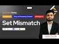 Day 33 Solving LeetCode Coding Problems Set Mismatch Problem Solution 150 Days Coding Challenge