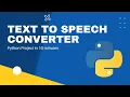 Python Project Text To speech CodingTooT