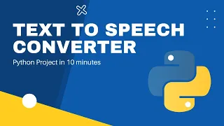 Python Project Text To speech CodingTooT