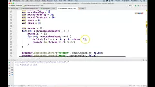JavaScript - BrickBreaker 10-3 Multi-Hit Bricks