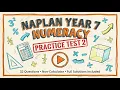 NAPLAN Year 7 Numeracy Practice Test - 32 Questions with Answers