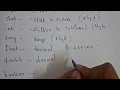 JAVA Coding Challenge Malayalam part 5 Datatypes and variables