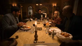 lucifer 5x09 family dinner scene