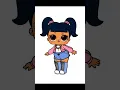 Strawberry Shortcake 2003 Characters as LOL Surprise Style Kids Makeover Coloring Reveal
