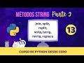STRING Methods Part 2 Python Course from Scratch