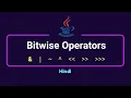 Bitwise Operators In Java Explain In Hindi By Nirbhay Kaushik