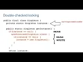 What is Singleton Class in Java Why we need double check Java Developers