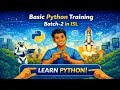 Basic Python Training in ISL Exclusive for the DEAF 4 Weeks Live Course for Deaf Limited Seats