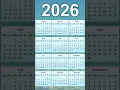 Download Lagu 2026 Calendar