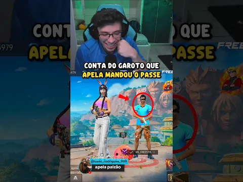 GAROTO QUE GANHOU O PASSE DO APELA..🥹 | #freefire