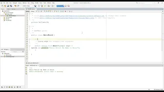 HelloWorld Apache NetBeans IDE
