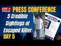 LIVE Press Conference DAY 5 MANHUNT of Escaped Murderer Danelo Cavalcante in Pennsylvania