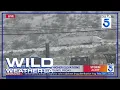 Storm brings heavy snow to higher elevations dangerous driving conditions