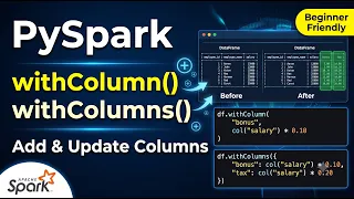 PySpark withColumn withColumns Tutorial Add Update Columns in DataFrame Complete Guide