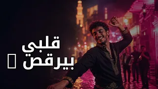 قلبي بيرقص   أغنية شعبي مصري رايقة وفرحانة                    دندنها