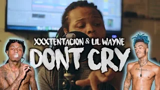 Download XXXTENTACION \u0026 Lil Wayne ~ Don't Cry (Kid Travis Cover) MP3